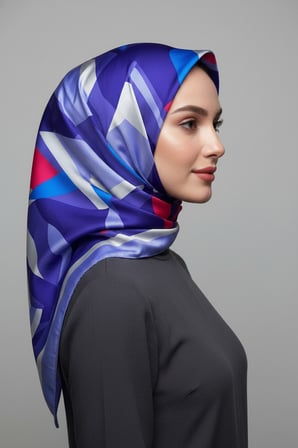 i̇pekal exclusive büyük batik desenli pamuklu şal 70x180