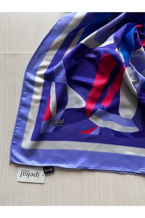 i̇pekal exclusive büyük batik desenli pamuklu şal 70x180