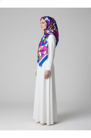 i̇pekal exclusive büyük batik desenli pamuklu şal 70x180