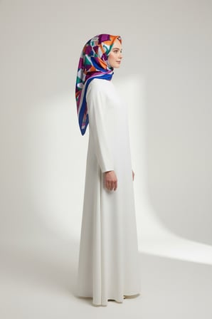 i̇pekal exclusive büyük batik desenli pamuklu şal 70x180