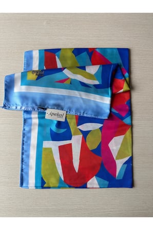 i̇pekal exclusive büyük batik desenli pamuklu şal 70x180