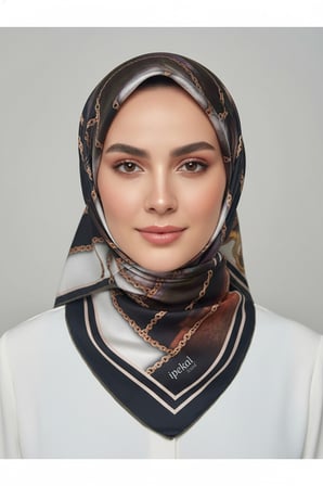 halka zincir desenli soft eşarp desen 1 renk 10