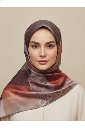 halka zincir desenli soft eşarp desen 1 renk 9