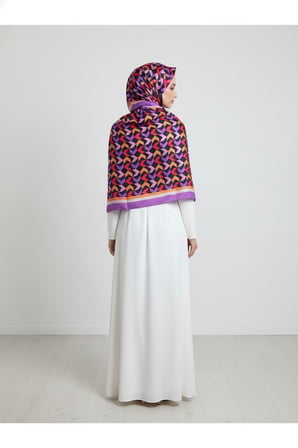 i̇pekal exclusive kaz ayağı desenli pamuklu şal 70x180