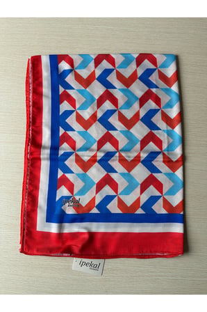 i̇pekal exclusive kaz ayağı desenli pamuklu şal 70x180