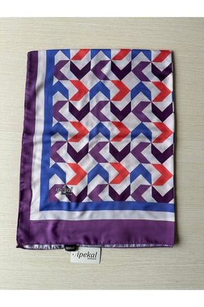 i̇pekal exclusive kaz ayağı desenli pamuklu şal 70x180