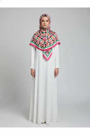 i̇pekal exclusive kaz ayağı desenli pamuklu şal 70x180