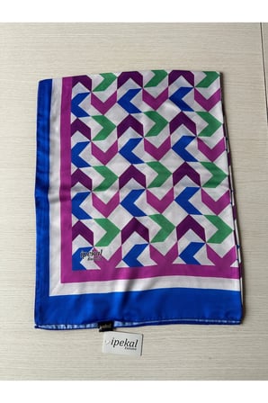 i̇pekal exclusive kaz ayağı desenli pamuklu şal 70x180