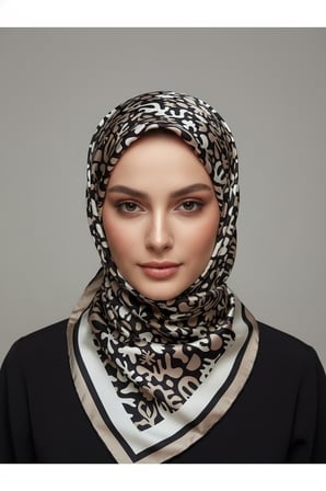 Trend Dijital Baskı  Batik Desenli Royan Eşarp Desen 3 Renk 5