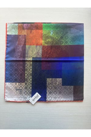 trend dijital baskı  batik dikdörtgen desenli royan eşarp desen 4 renk 2