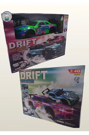 1:22 Ölçek 2.4 Ghz Özel Kumandalı 4 Çeker Full Fonksiyon Işıklı 25 km Hızlı Drift RC Araba