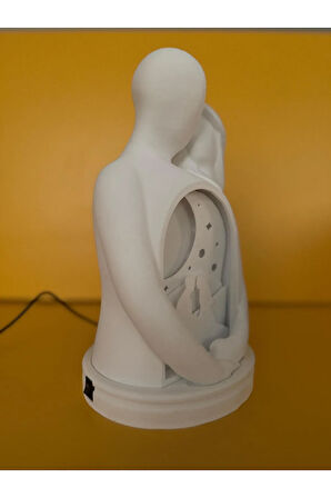 Farklı Renklerde Işıklı Biblo Gece Lambası