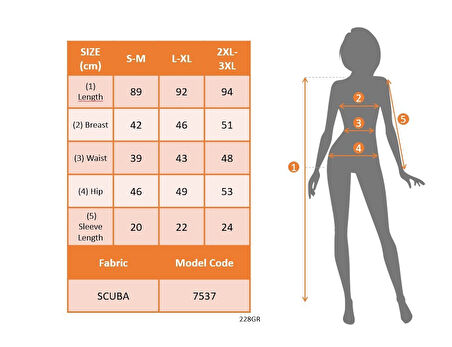 Modavera Kadın Kısa Kollu Kare Yaka Parçalı Desen Dalgıç Elbise