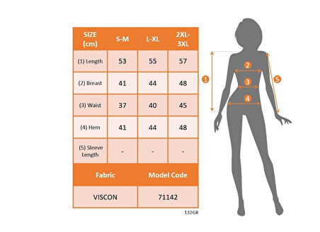Modavera Kadın Sıfır Kol Kruvaze Kesim Bel Düğme Detaylı Viskon Bluz