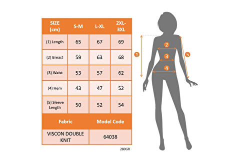 Modavera Kadın Uzun Kollu Bisiklet Yaka Kalp Desenli Viskon Iki Iplik Bluz
