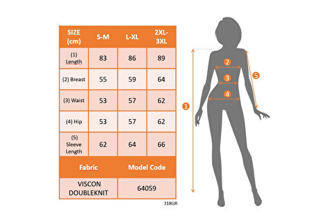 Modavera Kadın Uzun Kollu Bisiklet Yaka Viskon Iki Iplik Elbise