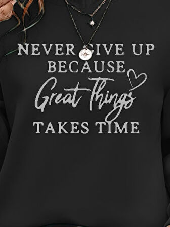 Modavera Kadın Uzun Kollu Yuvarlak Yaka Iki Iplik şardonlu Bluz