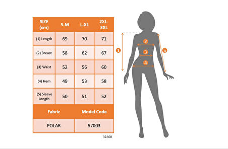 Modavera Kadın Uzun Kollu Balıkçı Yaka önden Fermuarlı Polar Bluz