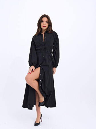 Modavera 5903 ELBİSE-SİYAH