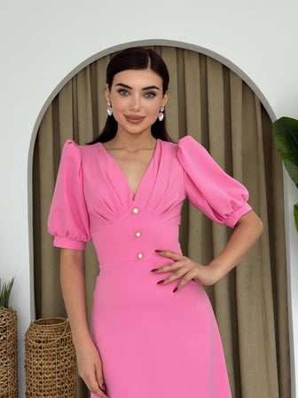 Modavera Linda Midi Elbise