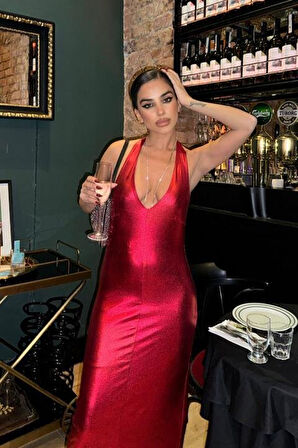 Modavera Felicia Sırt Dekolteli Elbise 2583-08