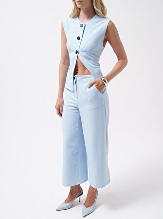 Modavera Bol Paça Midi Boy Pantolon