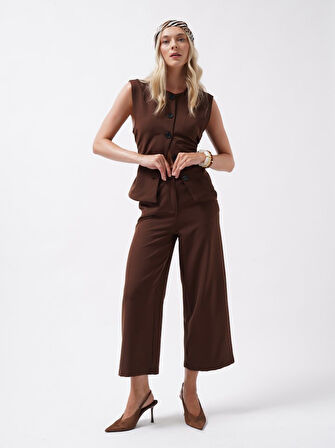 Modavera Bol Paça Midi Boy Pantolon