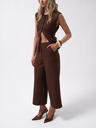 Modavera Bol Paça Midi Boy Pantolon