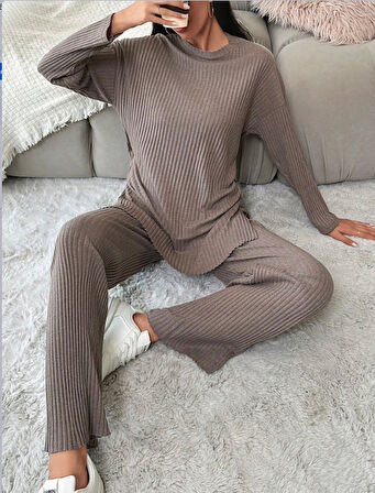 Modavera Kadın Uzun Kollu Kaşkorseikili Takım