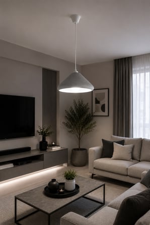 Kubbe Form Sarkıt Avize Beton Görünümlü Dokulu Modern Dekoratif Avize E27 25 cm - Gri
