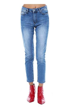 Mavi Denim Taşlanmış Yıpratmalı Kadın Pantolon