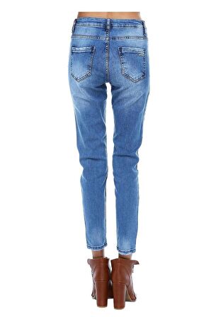 Mavi Denim Fashion Yıkama Dar Paça Kadın Pantolon