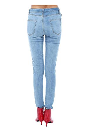 Mavi Denim Antrasit Dar Paça Kadın Pantolon