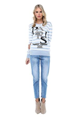 Mavi Denim Paça Saçak Detaylı Kadın Pantolon