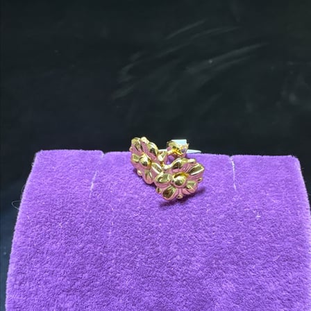 22 Ayar Altın Çocuk Küpesi Çiçekli Özel Tasarım 1.05gr Paksoy Kuyumculuk Hediye