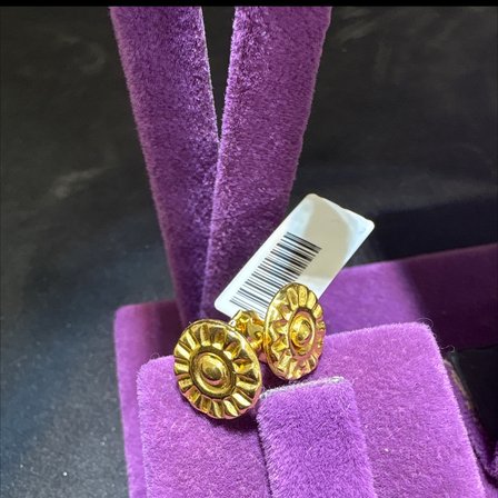Paksoy 22 Ayar Altın Çiçekli Çocuk Küpesi 1.16 Gr