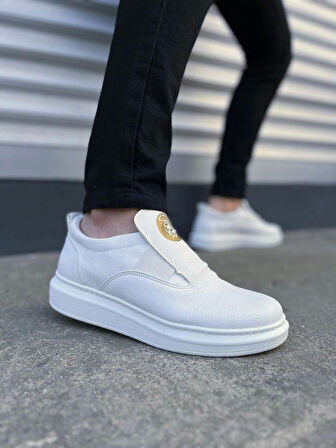 Tb161 Hippo Bağcıksız Cilt Erkek Günlük Sneaker Ayakkabı Cbt - Beyaz