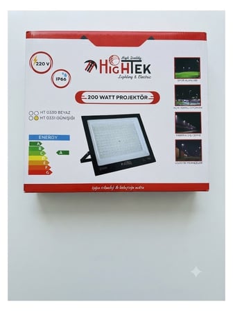 Hightek 200W Extra Slim LED Projektör