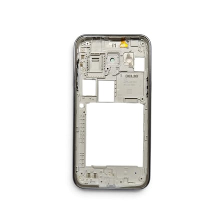 J2 Orta Kasa Galaxy J200 Uyumlu Gri Renk Orta Kasa Çerçeve + Ses Açma ON OFF Tuş Plastik ve Kamera Camı