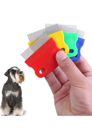 3 Adet Kedi Köpek Pire Tarağı – İnce Dişli Evcil Hayvan Tüy Tarağı, Pire Tarak Flea Comb, Hafif Ve Kolay Kullanım