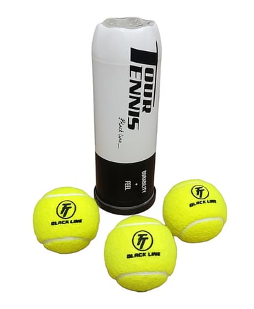 Özel Seri Aktivite Kurt Kırmızı Tour Tennis TZ-2 Maç Tenis Topu Black Line