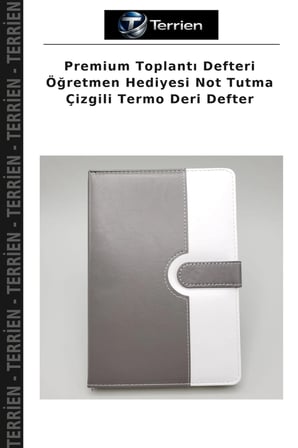 Premium Toplantı Defteri Öğretmen Hediyesi Not Tutma Çizgili Termo Deri Defter