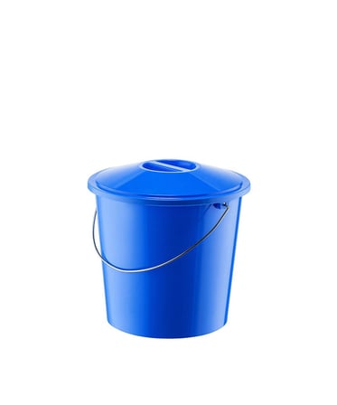 Delux Serisi Kapaklı Lüks Kova 10 Lt No 2 Düzen Pratik Banyo