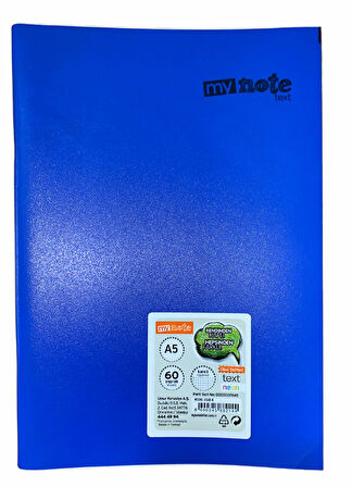 Mynote Text Neon Defter A5 60 Yp Kareli