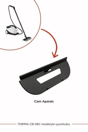 Premium Aksesuar Düzen Fonksiyonel Buharlı Temizleyici Makinesi Yedek Cam Aparatı CB08C