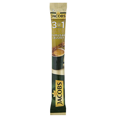 Jacobs 3Ü1 Arada Gold Yumuşak Lezzet Kahve 18 Gr X 40 Adet