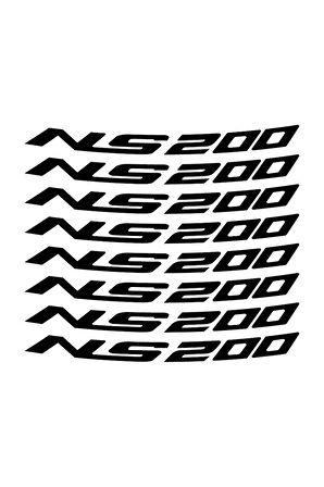 Bajaj Pulsar NS200 Jant İçi Sticker Etiket Modeli