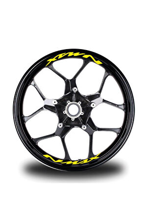 Nmax Yazılı 8Li Jant İçi Yazı Sticker Etiket