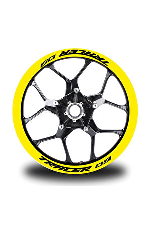 Tracer-09 Yazılı 8Li Jant İçi Yazı Sticker Etiket