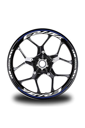 Gri Yamaha R6 Takım Jant Sticker Etiket